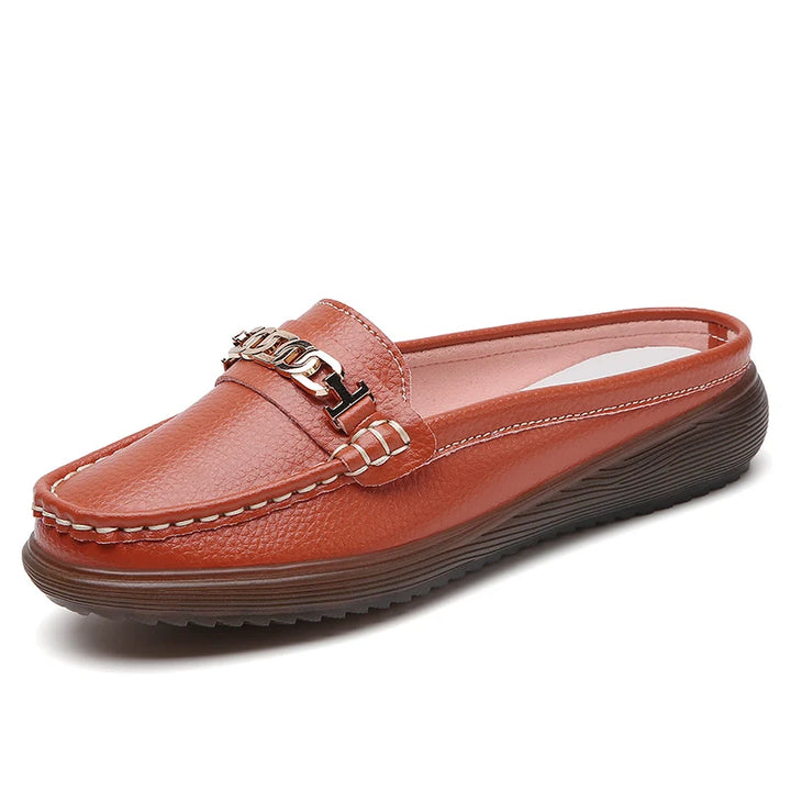 Anabella Leather Mules