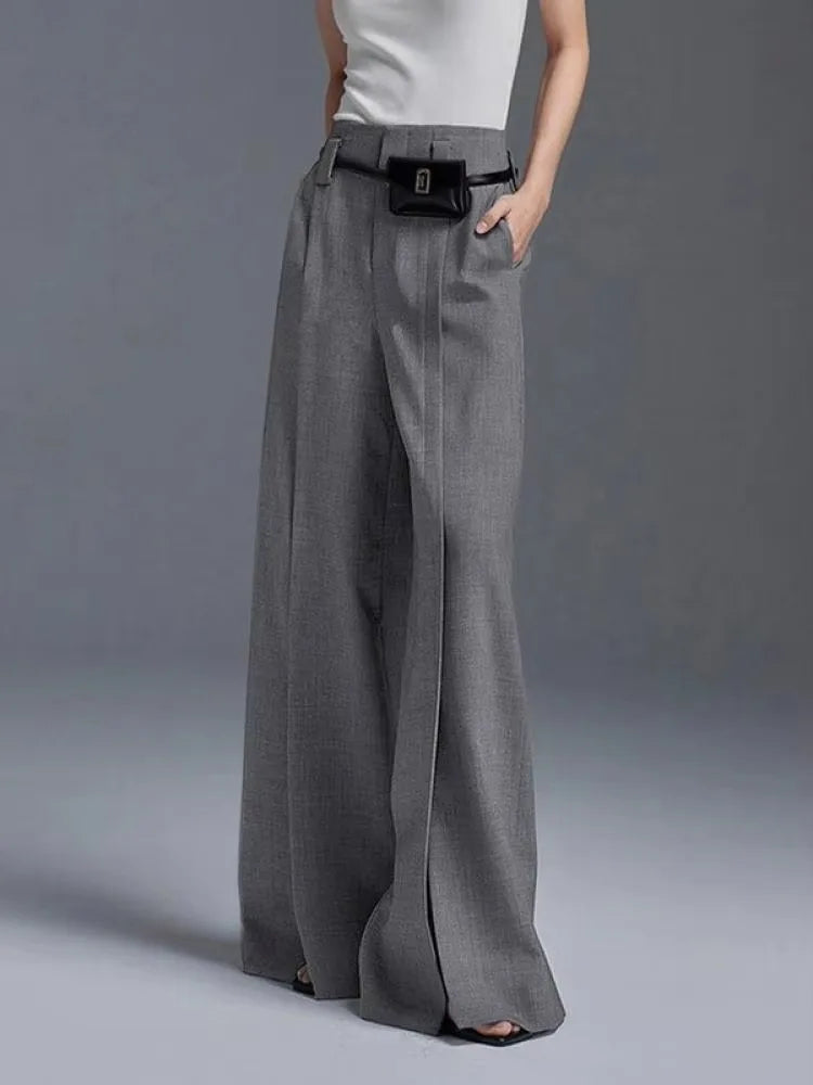 Halara Pleated Split Leg Pants