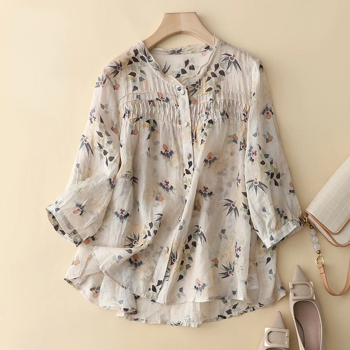 Orlinda Linen Blouse