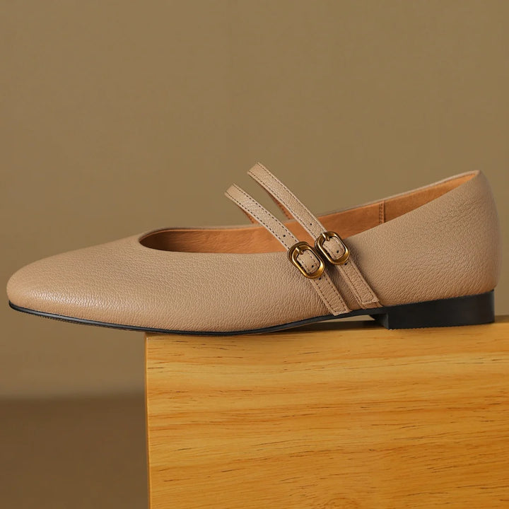 Lysandra Leather Ballet Flats