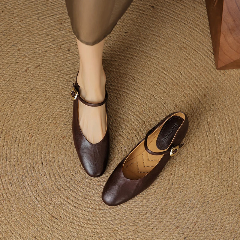 Margaret Leather Pumps