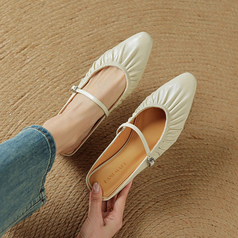 Simona Leather Mules