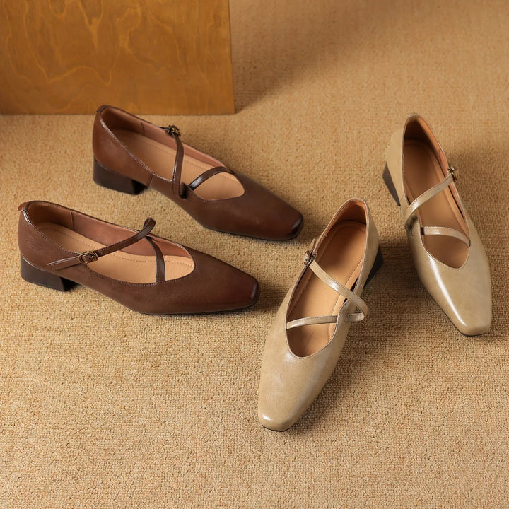 Marbelle Leather Pumps
