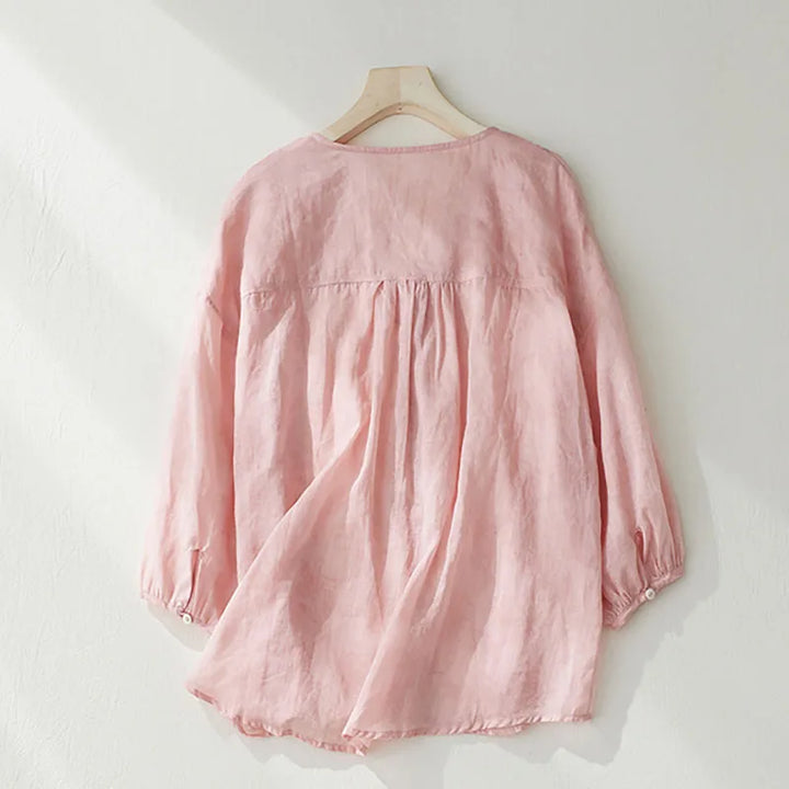 Aleena Linen Blouse