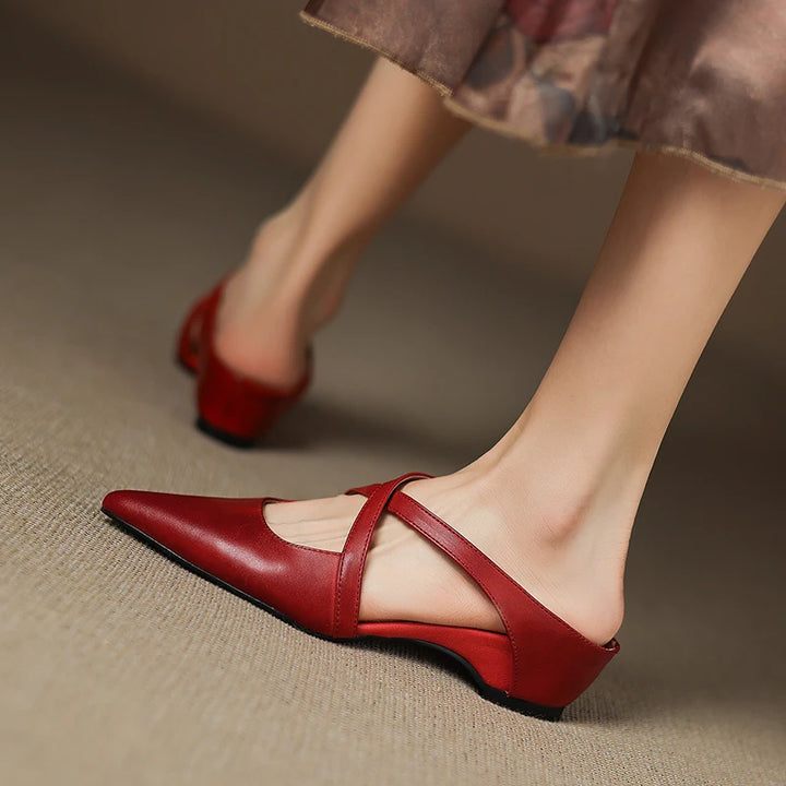 Rebecca Leather Mules