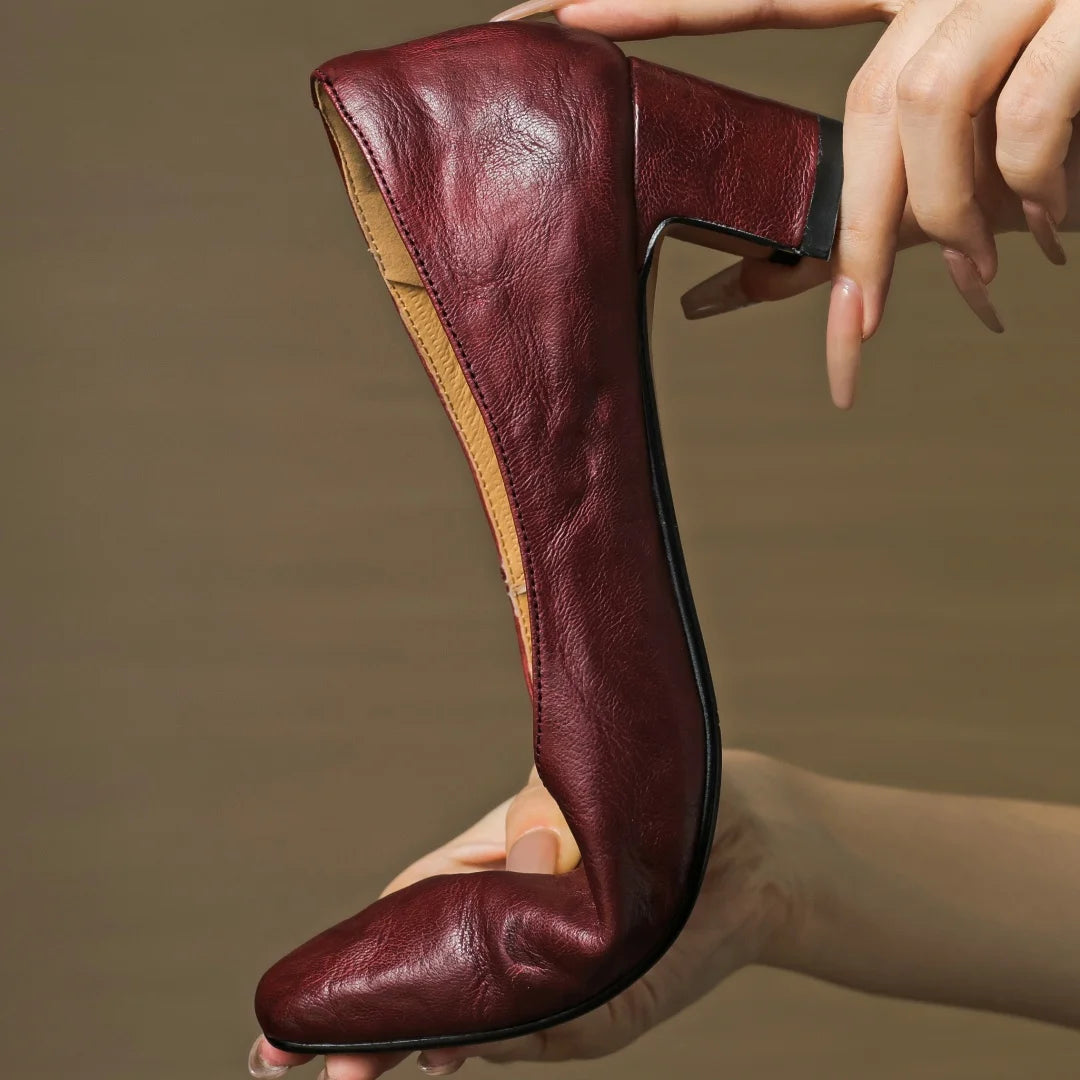 Trisha Leather Pumps