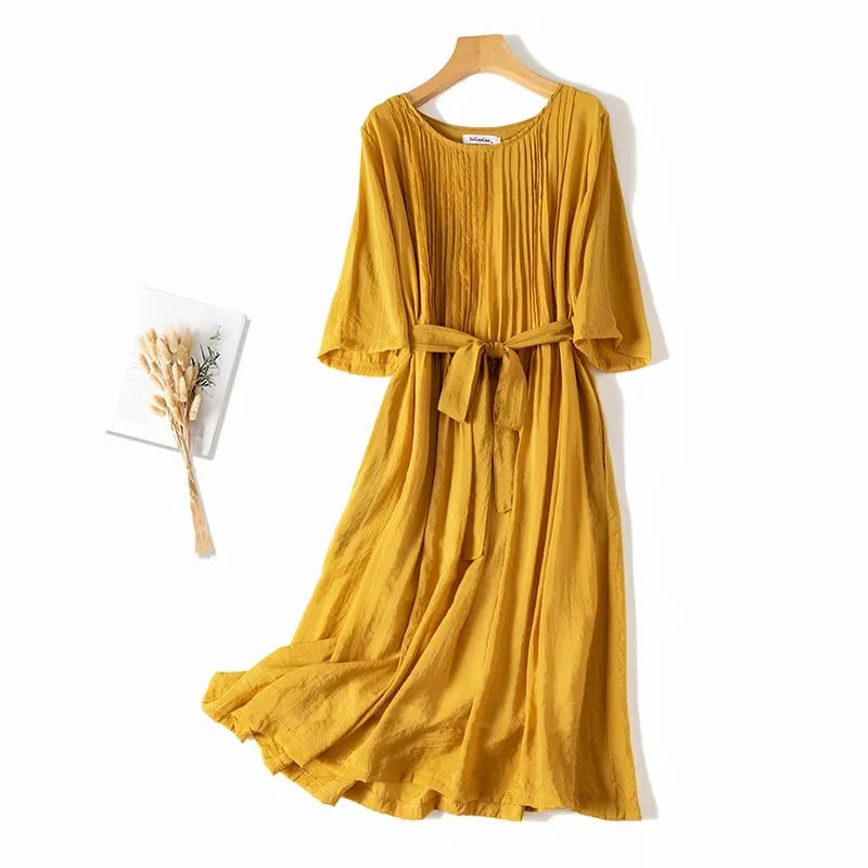 Andrea Linen Dress