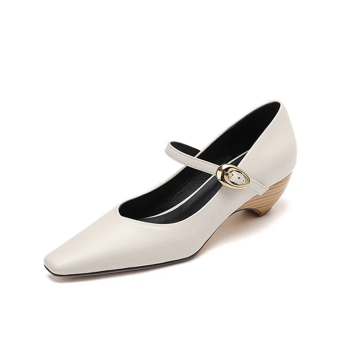 Helena Genuine Leather Pumps