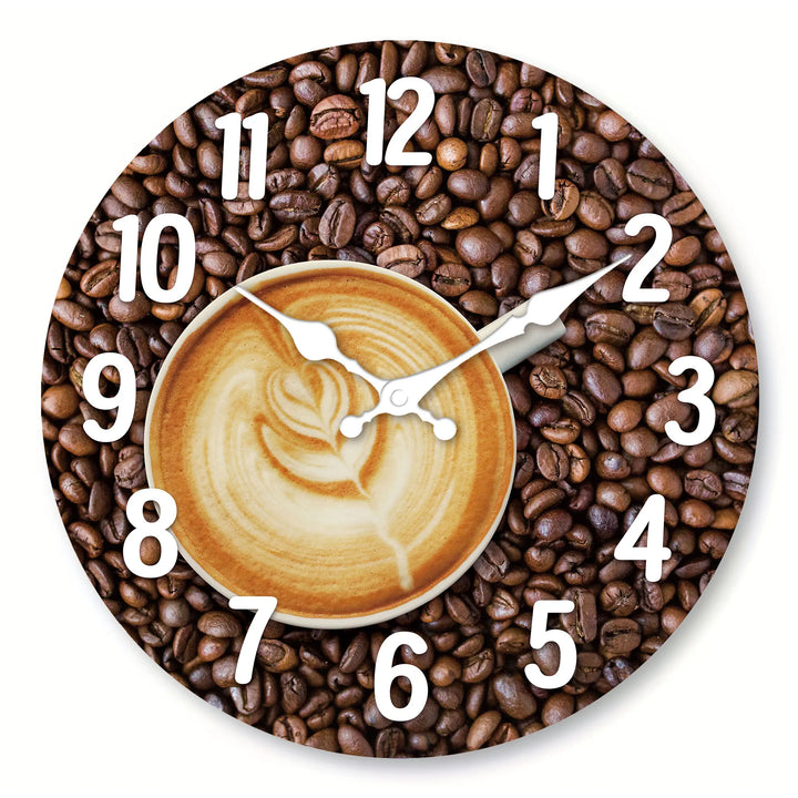 Espresso Wall Clock