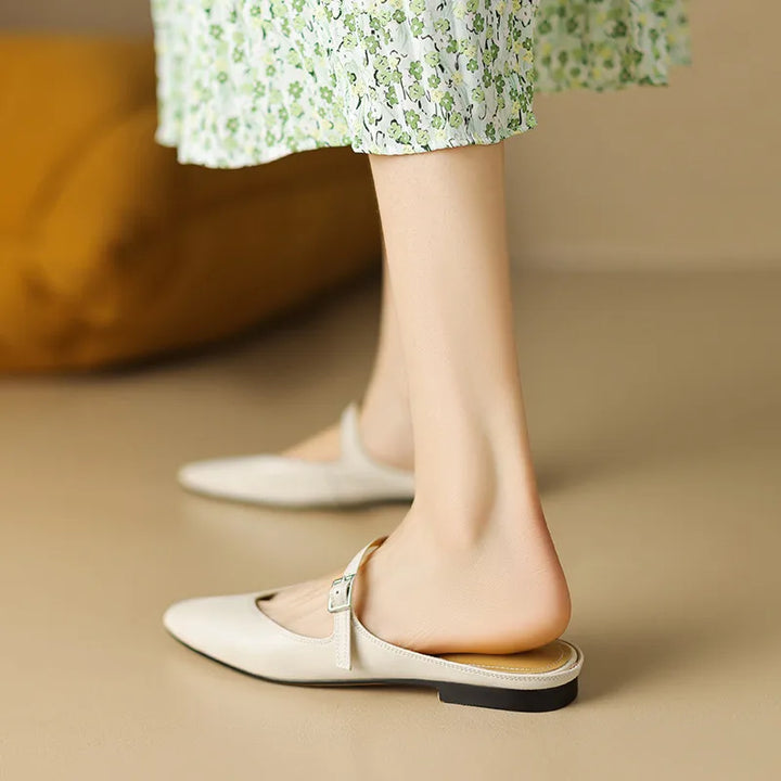 Rosalind Genuine Leather Mules