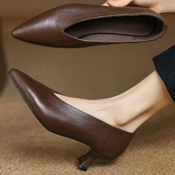 Louise Leather Pumps