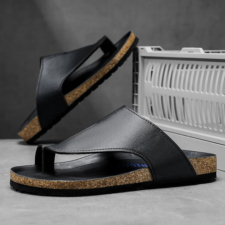 Jason Original Leather Slides