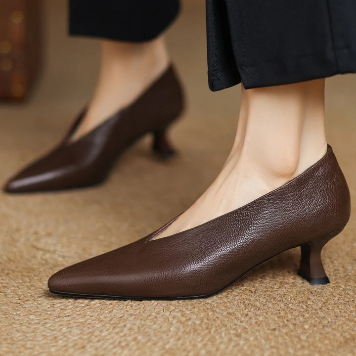 Louise Leather Pumps
