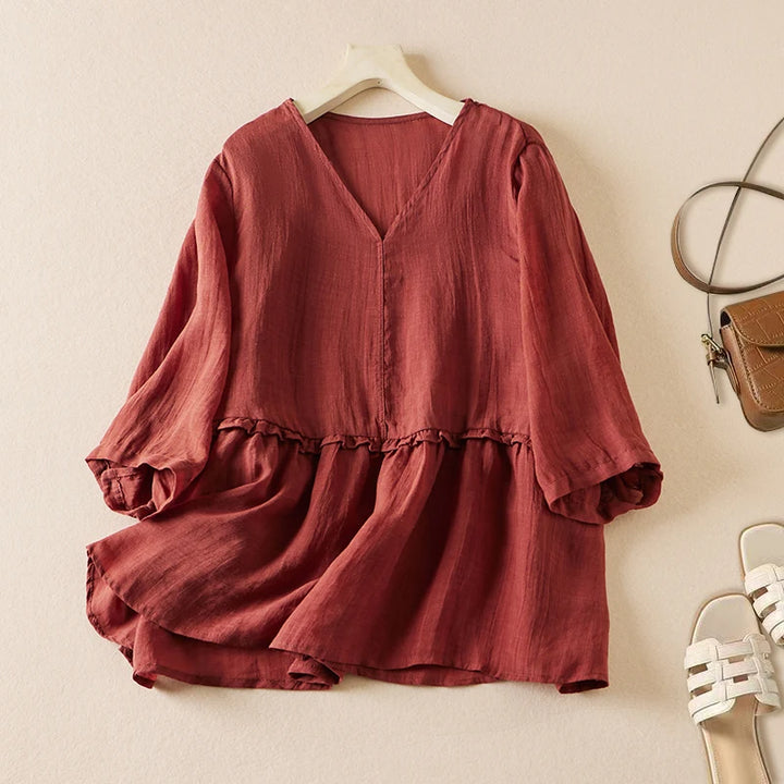 Britney Linen Blouse