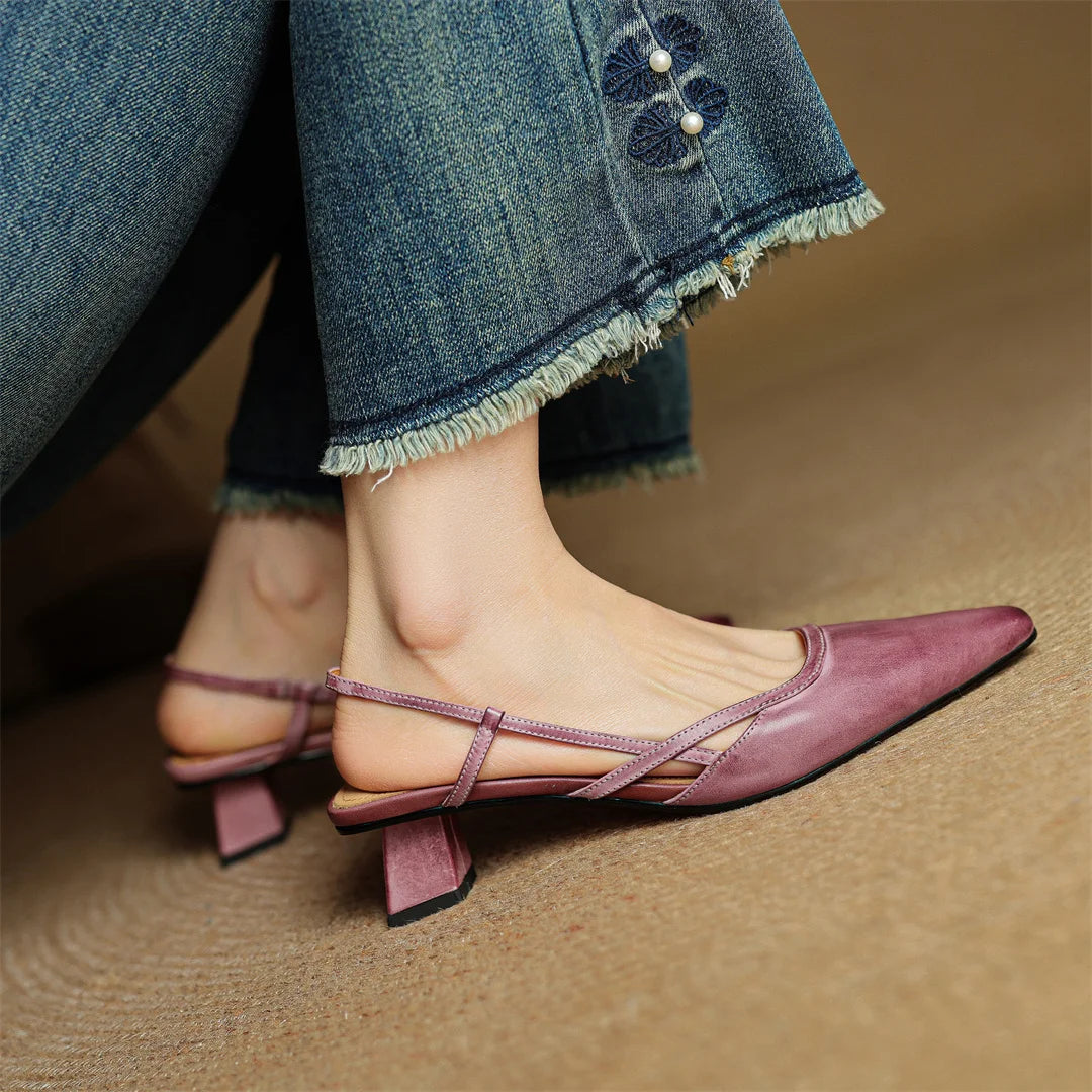 Nadia Leather Pumps