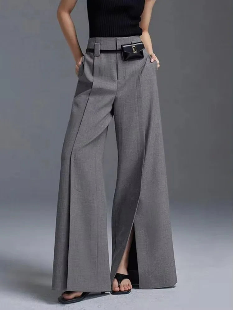 Halara Pleated Split Leg Pants