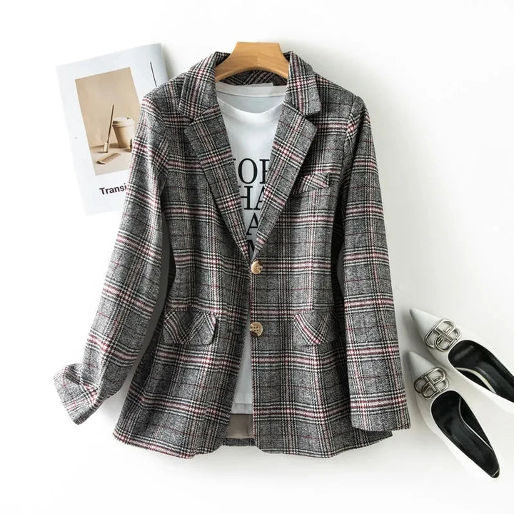 Monacco Plaid Blazer