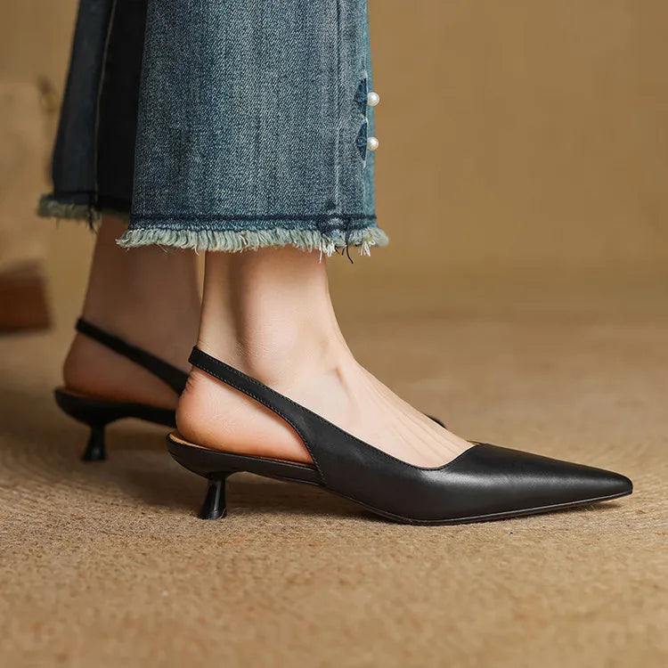 Frenchie Leather Sandals