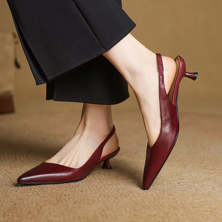 Frenchie Leather Sandals