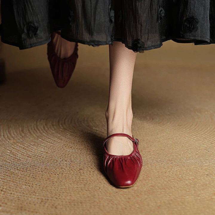 Simona Leather Mules