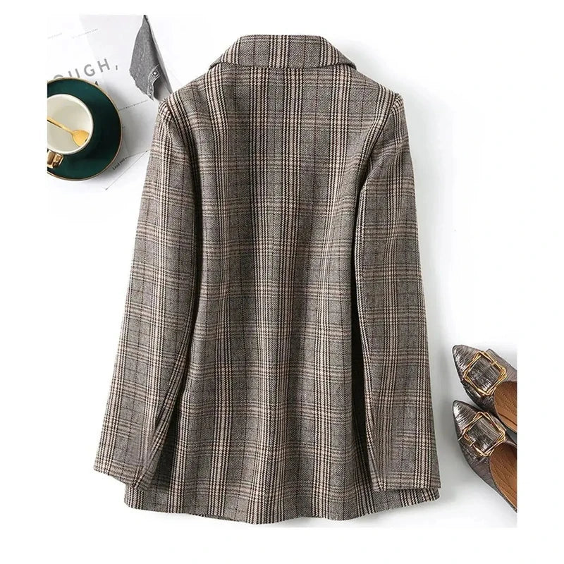 Monacco Plaid Blazer
