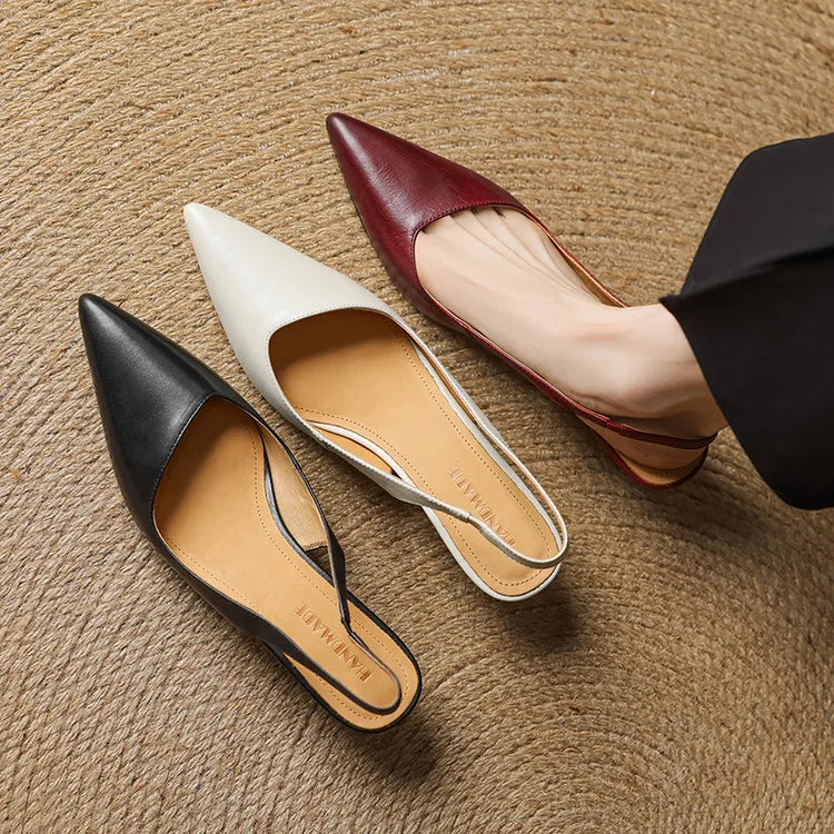 Frenchie Leather Sandals