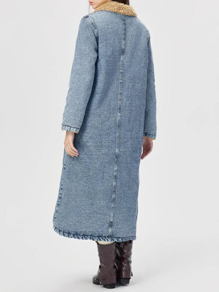 Rebecca Denim Long Coat
