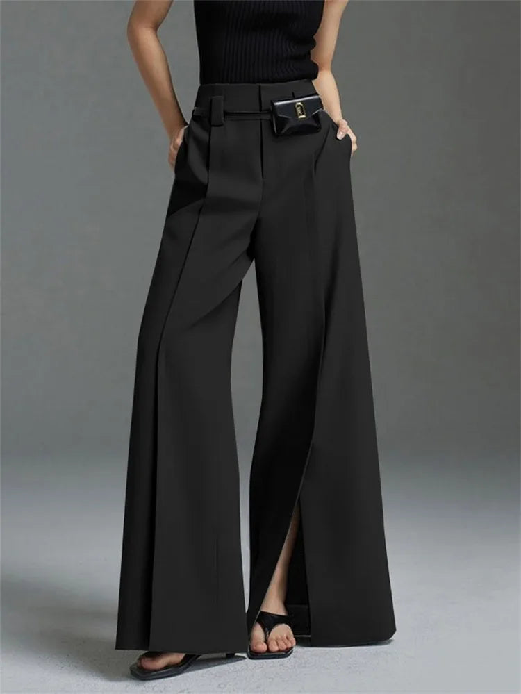 Halara Pleated Split Leg Pants