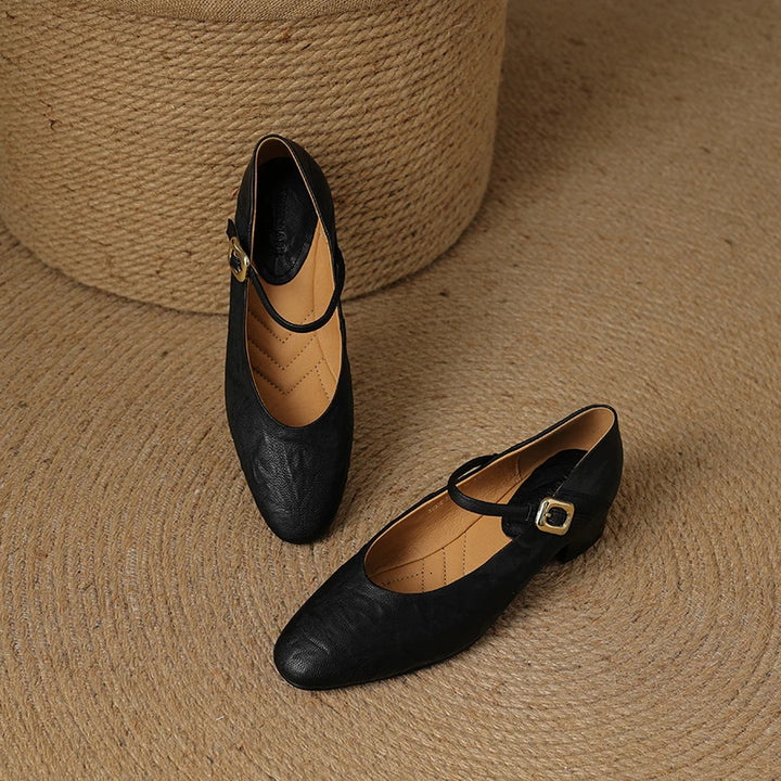 Margaret Leather Pumps