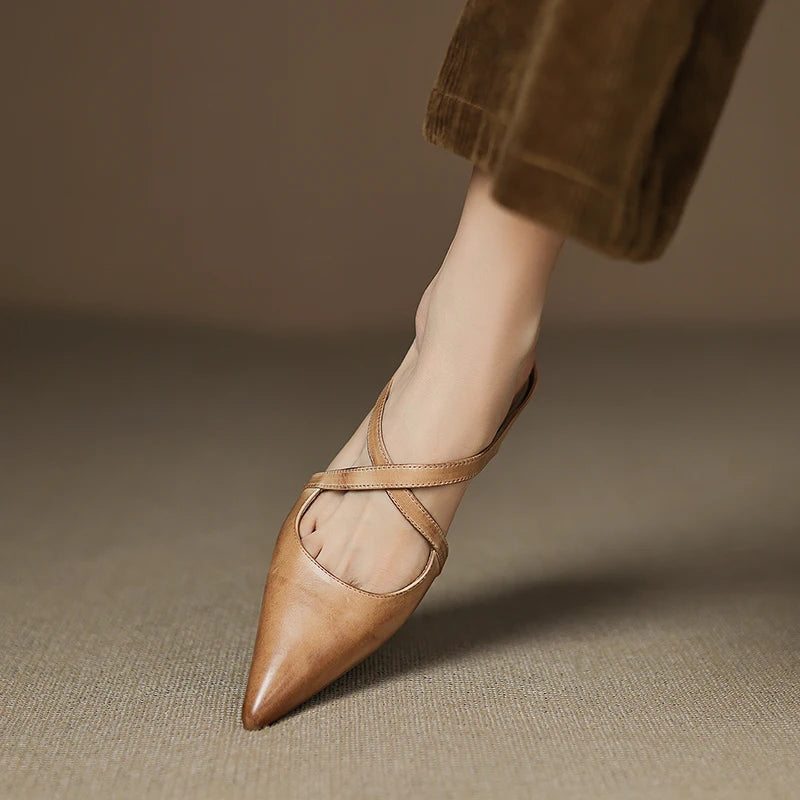 Rebecca Leather Mules