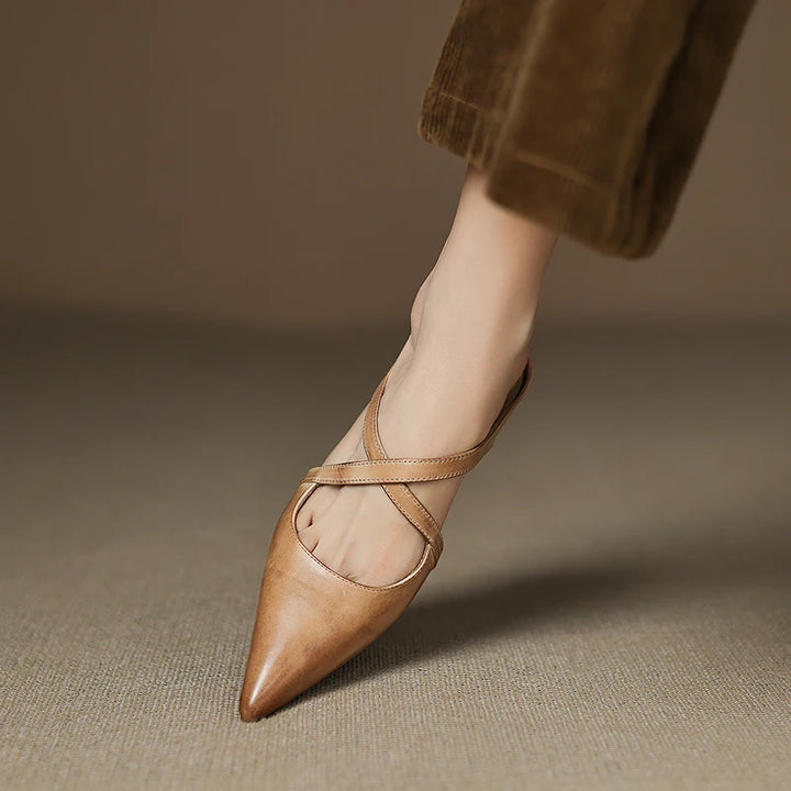 Rebecca Leather Mules