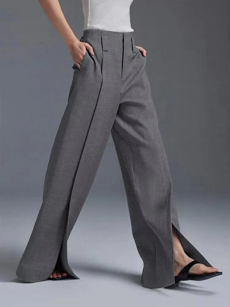 Halara Pleated Split Leg Pants