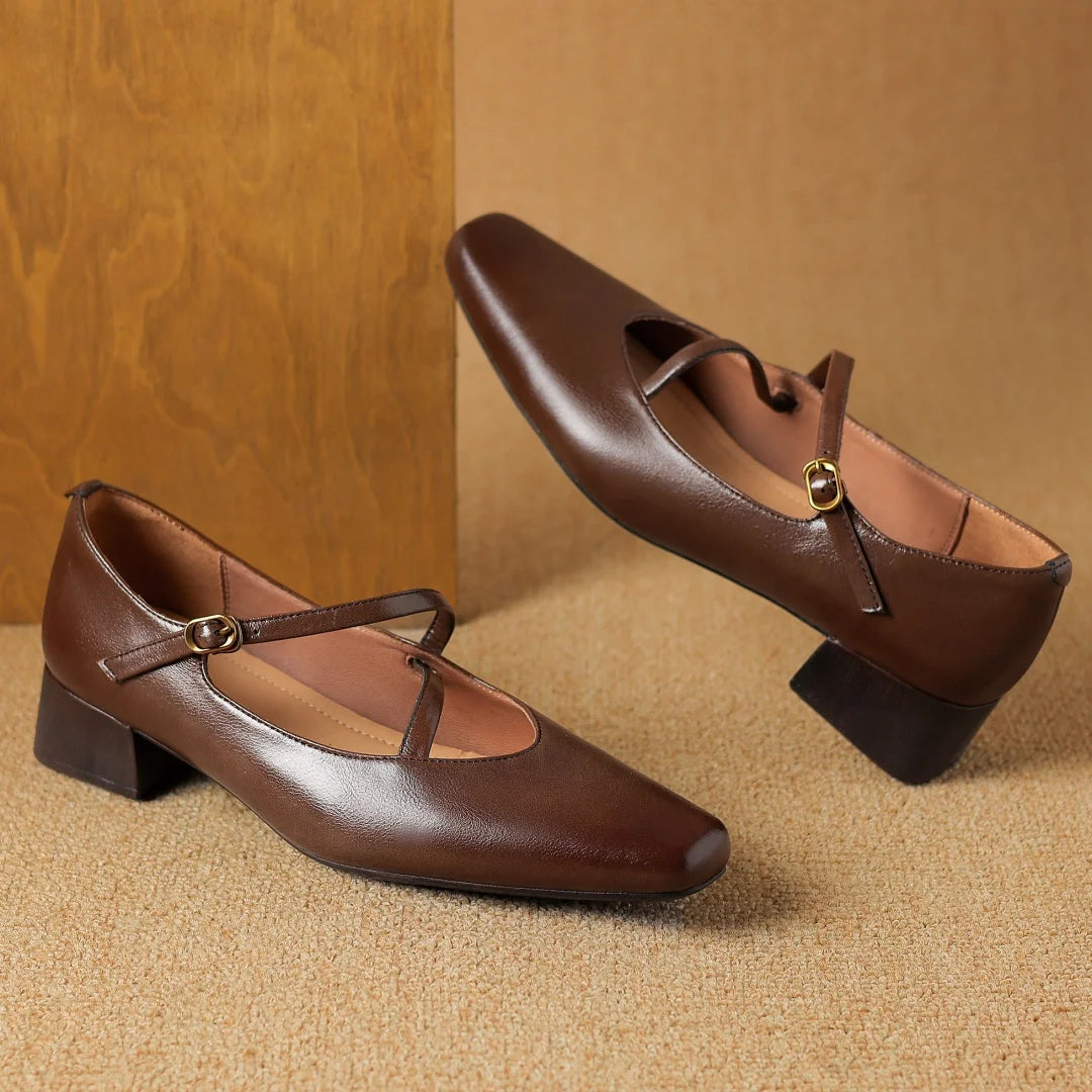 Marbelle Leather Pumps