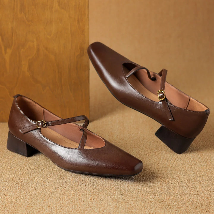 Marbelle Leather Pumps