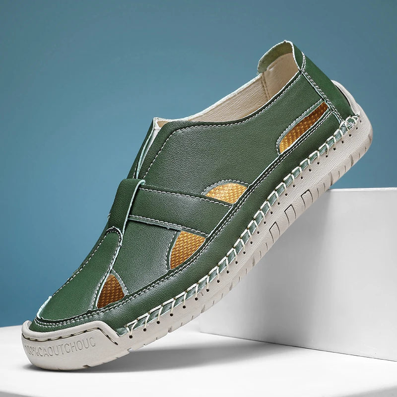 Nexus Leather Sandals