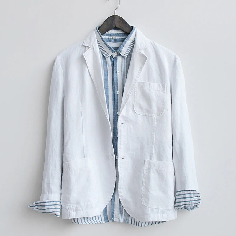 Italian Meadow Linen Blazer