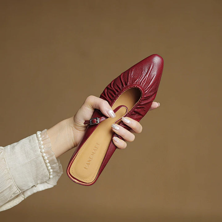 Simona Leather Mules