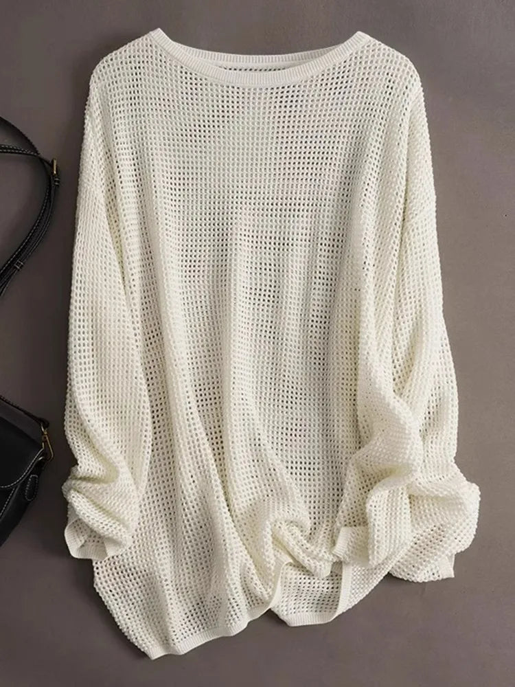 Avery Hollow Knit Top