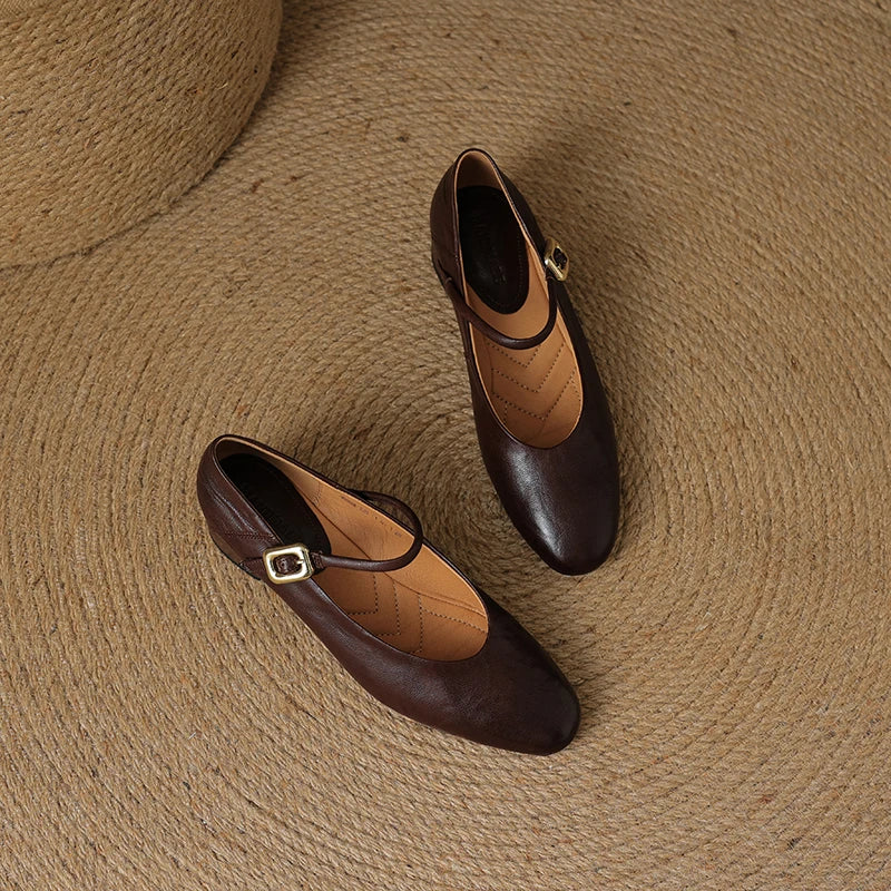 Margaret Leather Pumps