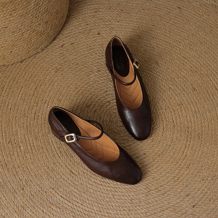 Margaret Leather Pumps