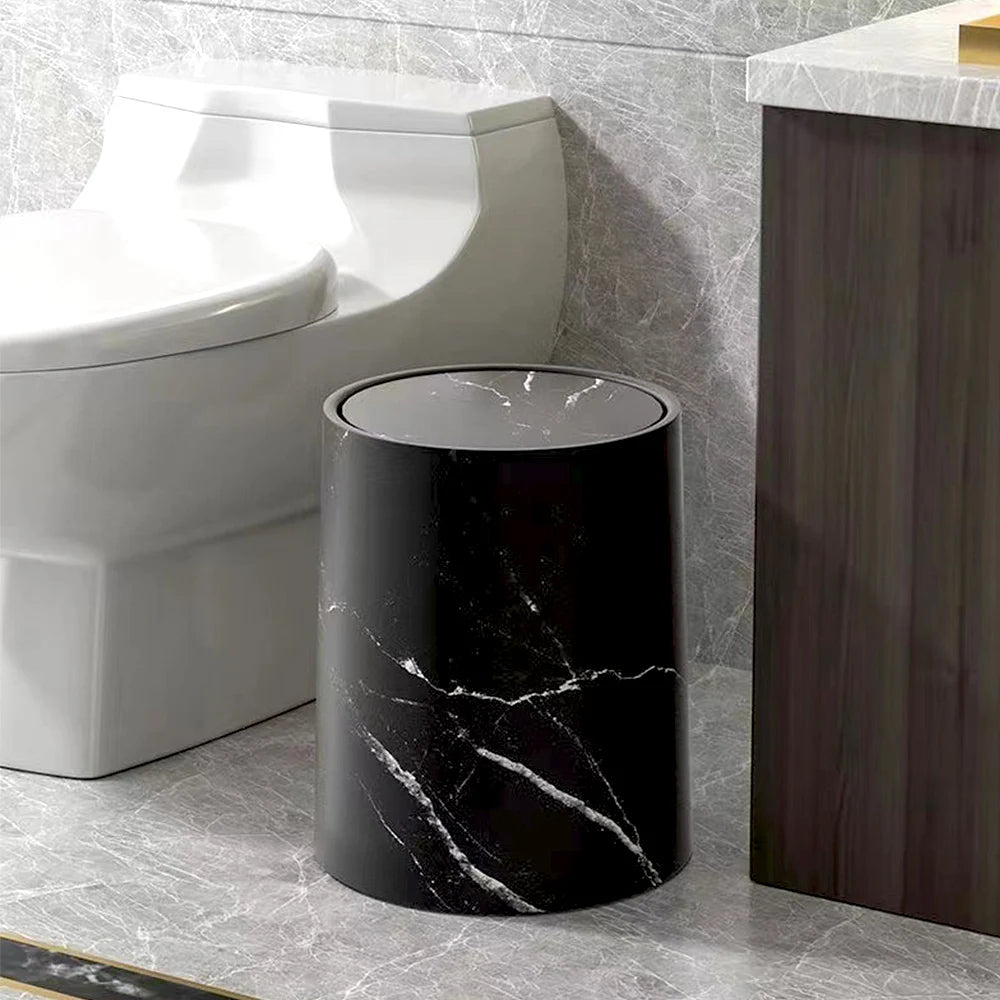 Nordic Marble Trash Bin