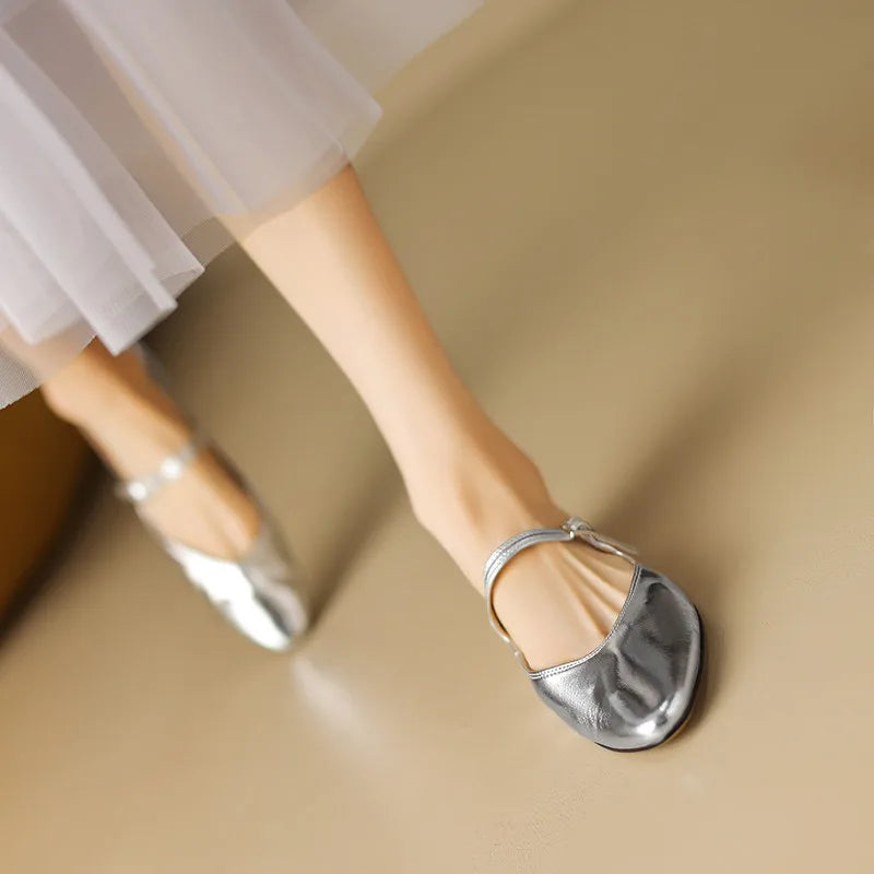 Rosalind Genuine Leather Mules