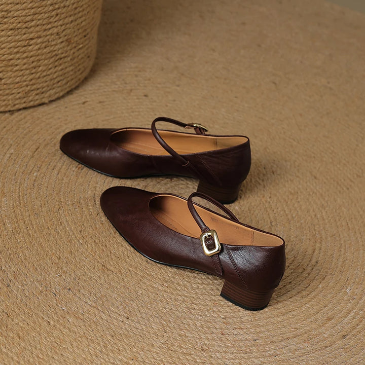 Margaret Leather Pumps