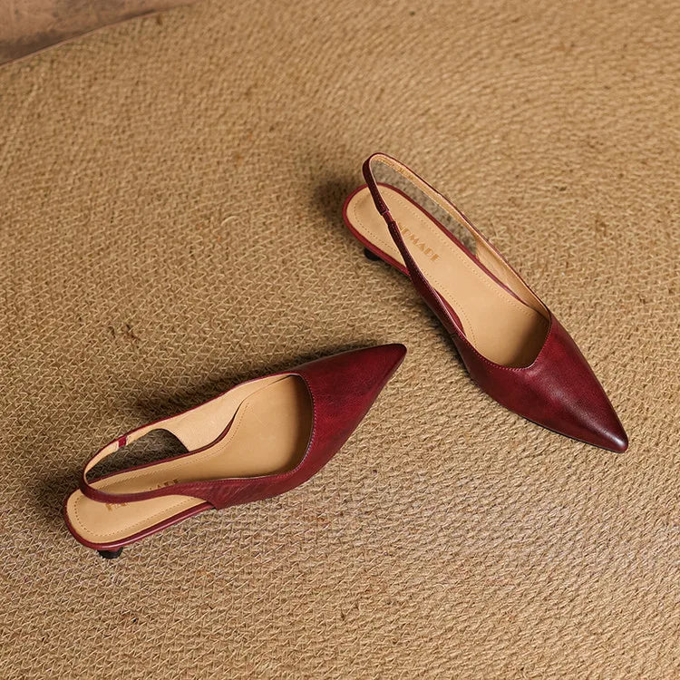 Frenchie Leather Sandals