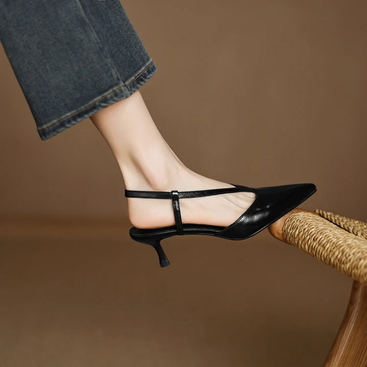 Jamila Genuine Leather Pumps
