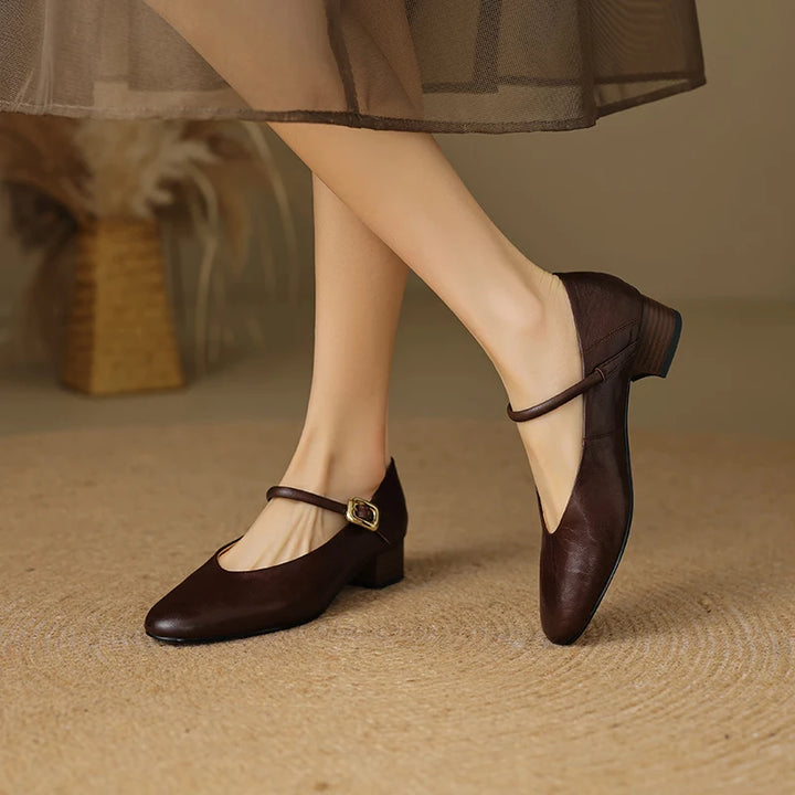 Margaret Leather Pumps