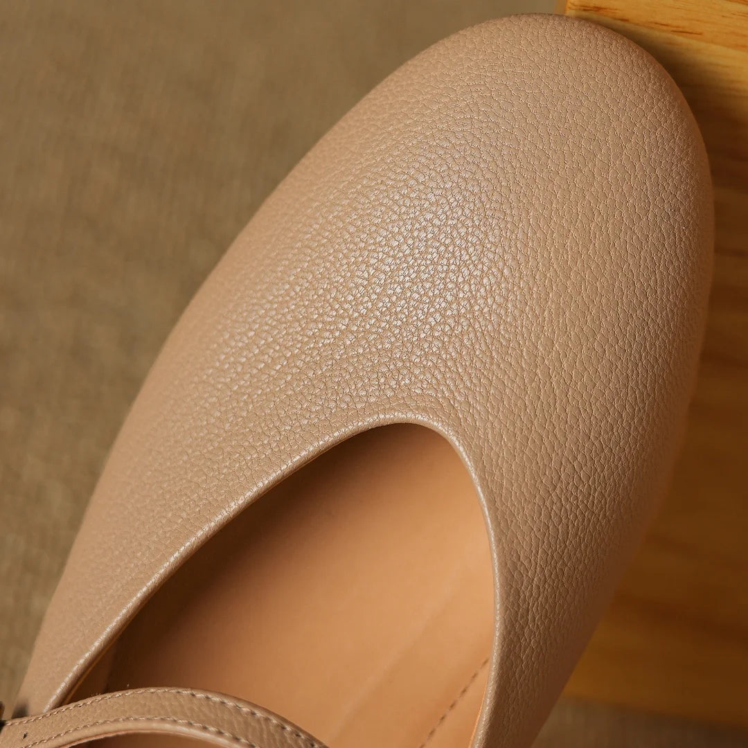 Lysandra Leather Ballet Flats