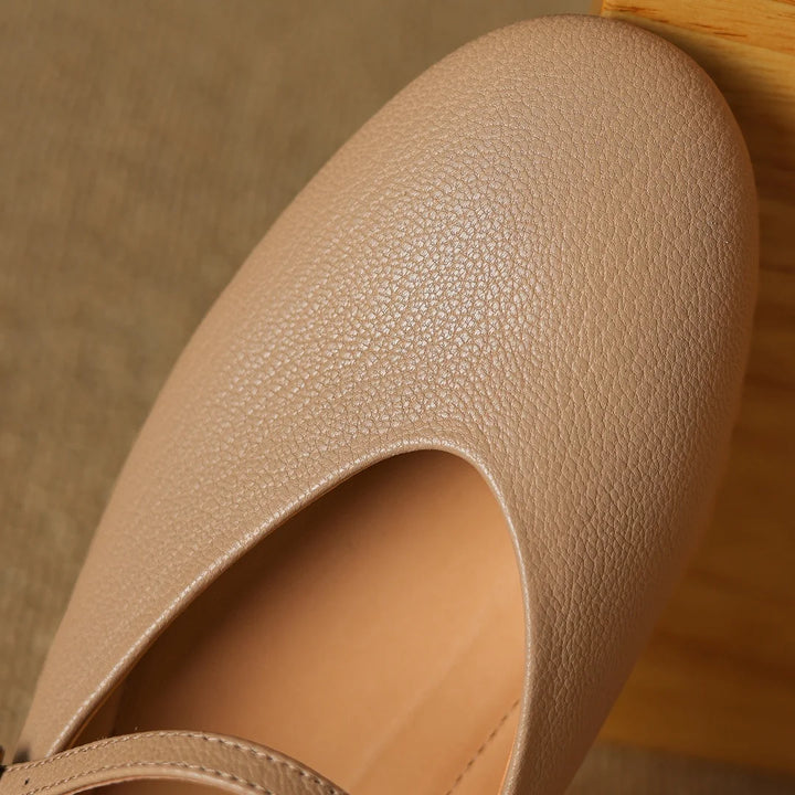 Lysandra Leather Ballet Flats