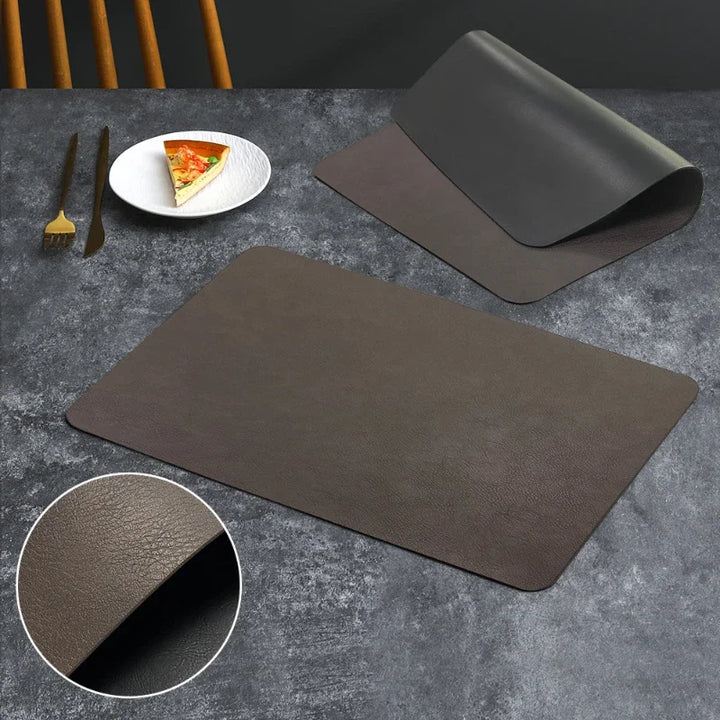 Leather Waterproof Food Mat