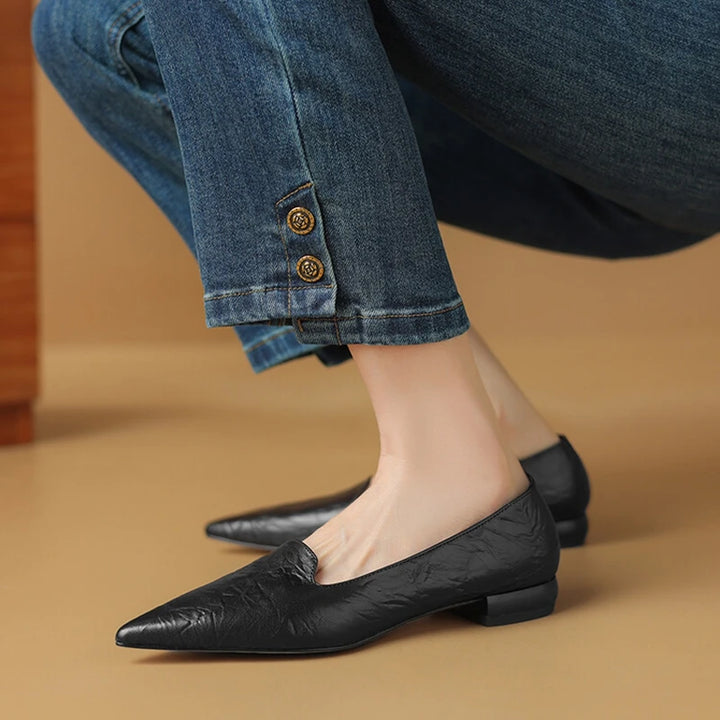 Hadley Leather Pumps